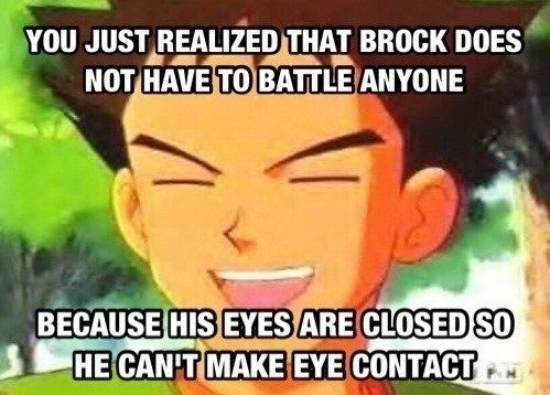Sneaky Brock - meme