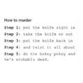 Advanced guide to murder