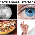 When the moon hits your eye like a big pizza pie that's amore