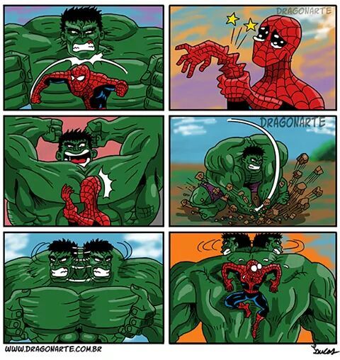 Spider-Man loquillo. - meme