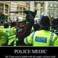 Police medics to the rescue