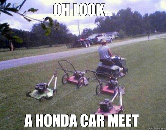 Honda car meet - meme