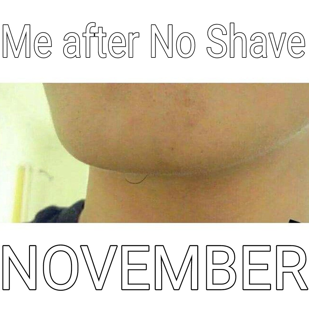 no shave November... - meme