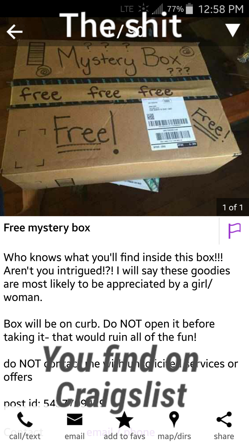 Who wants a mystery box? - meme