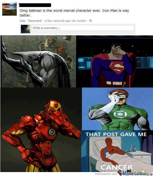 All things DC and MARVEL - meme