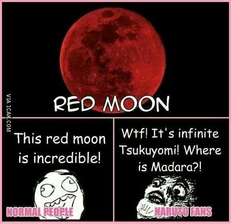 Red moon - meme