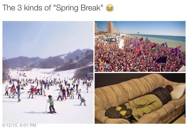 Spring break - meme