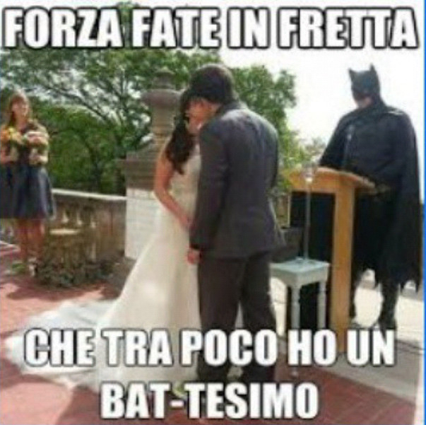 Matrimonio batman - meme