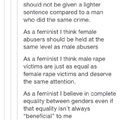 It is literally this simple, misandrists hate men. There is no such thing as a misandrist feminist, that's hypocritical. Third wave feminism is meant to deal with items not properly addressed by the second wave. Feminists do not have a definite look