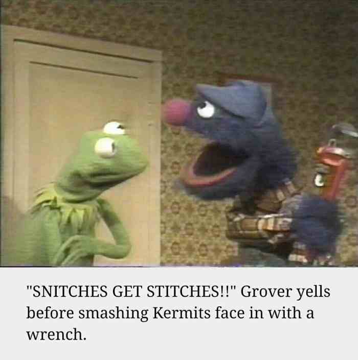 You came to the wrong Sesame Street mother fucker! - meme