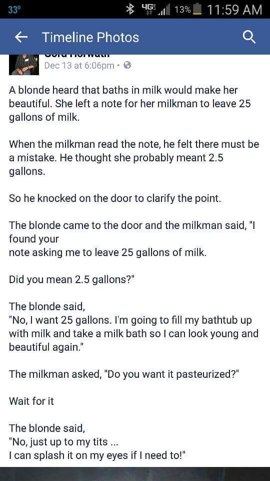 The Best Blonde Jokes Ever