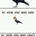 My micro Mike Rowe crow's mic rowe