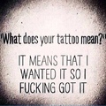 Who's got a tattoo..?