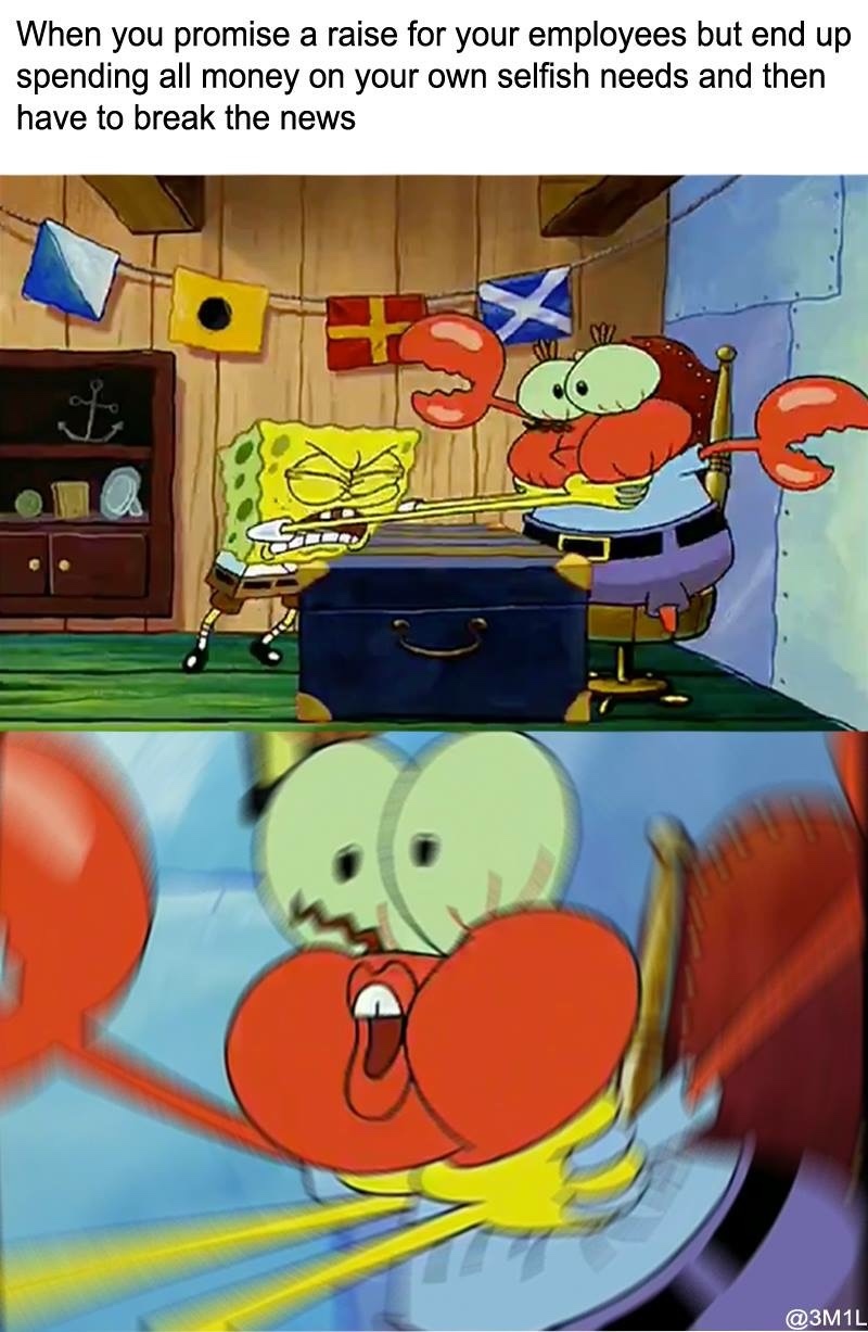 Oh yeah mr krabs - meme