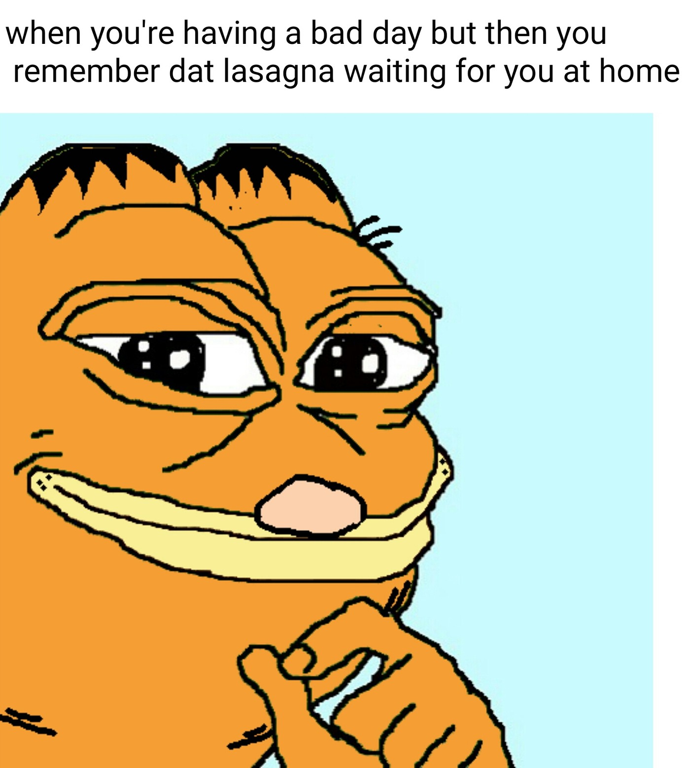 Lasagna is love - meme