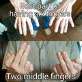This guy has six fingers