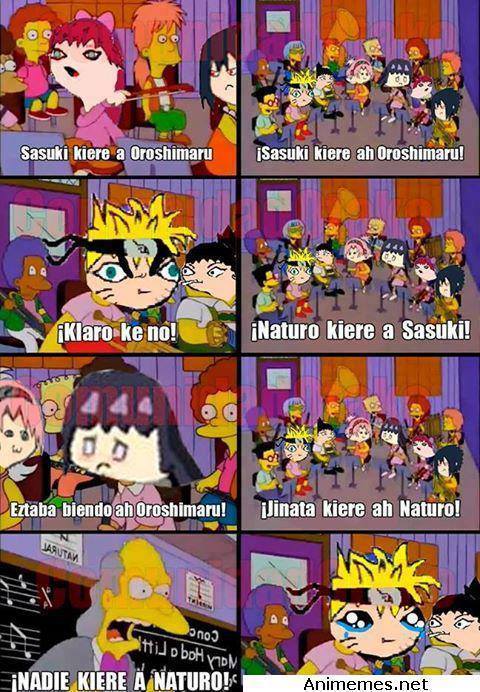 ¡Nadie quiere a Naruto! - meme