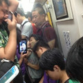 Tipico dia en el metro en China -_-