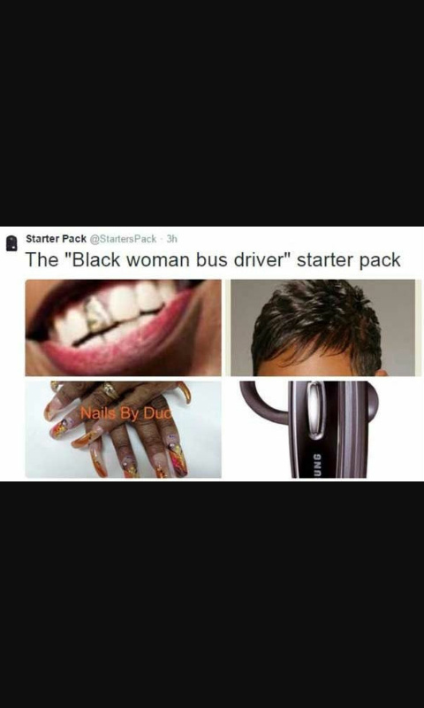 1st comment is a black bus driver - meme