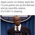 Amber alerts