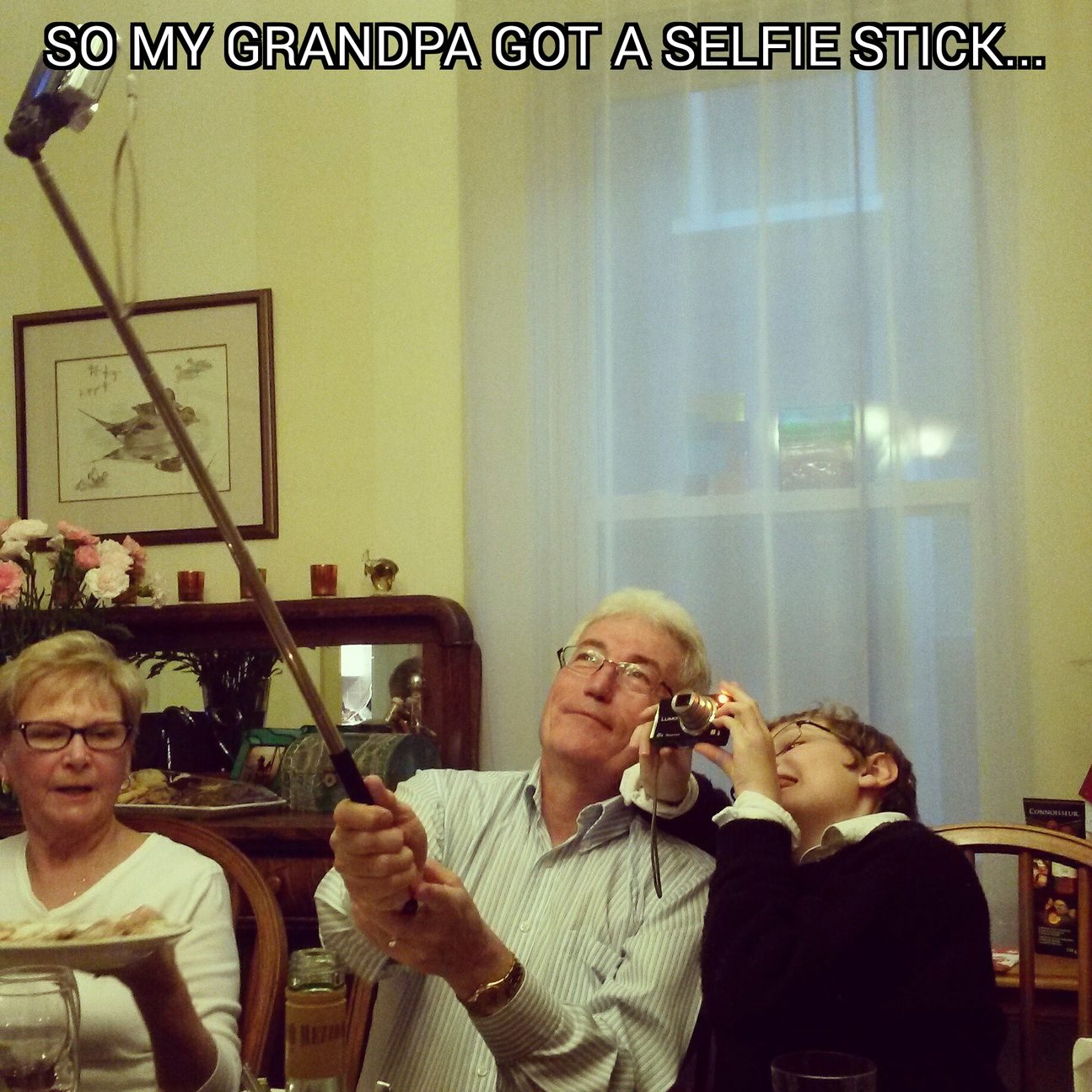 White Girl Grandpa - meme