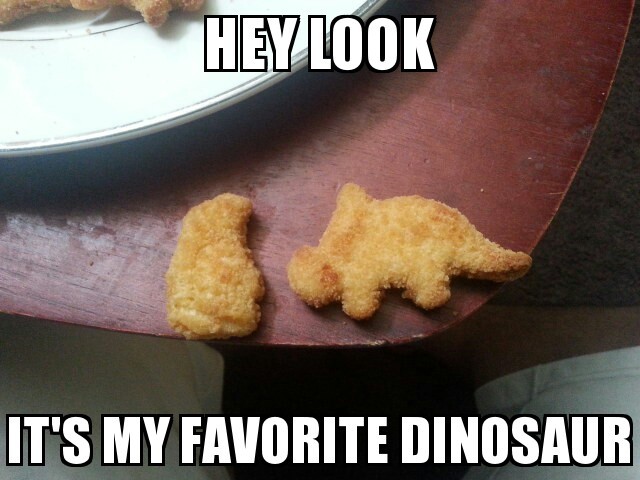 Right dinosaur for comparison. - meme