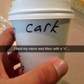 Just keep on saying cark