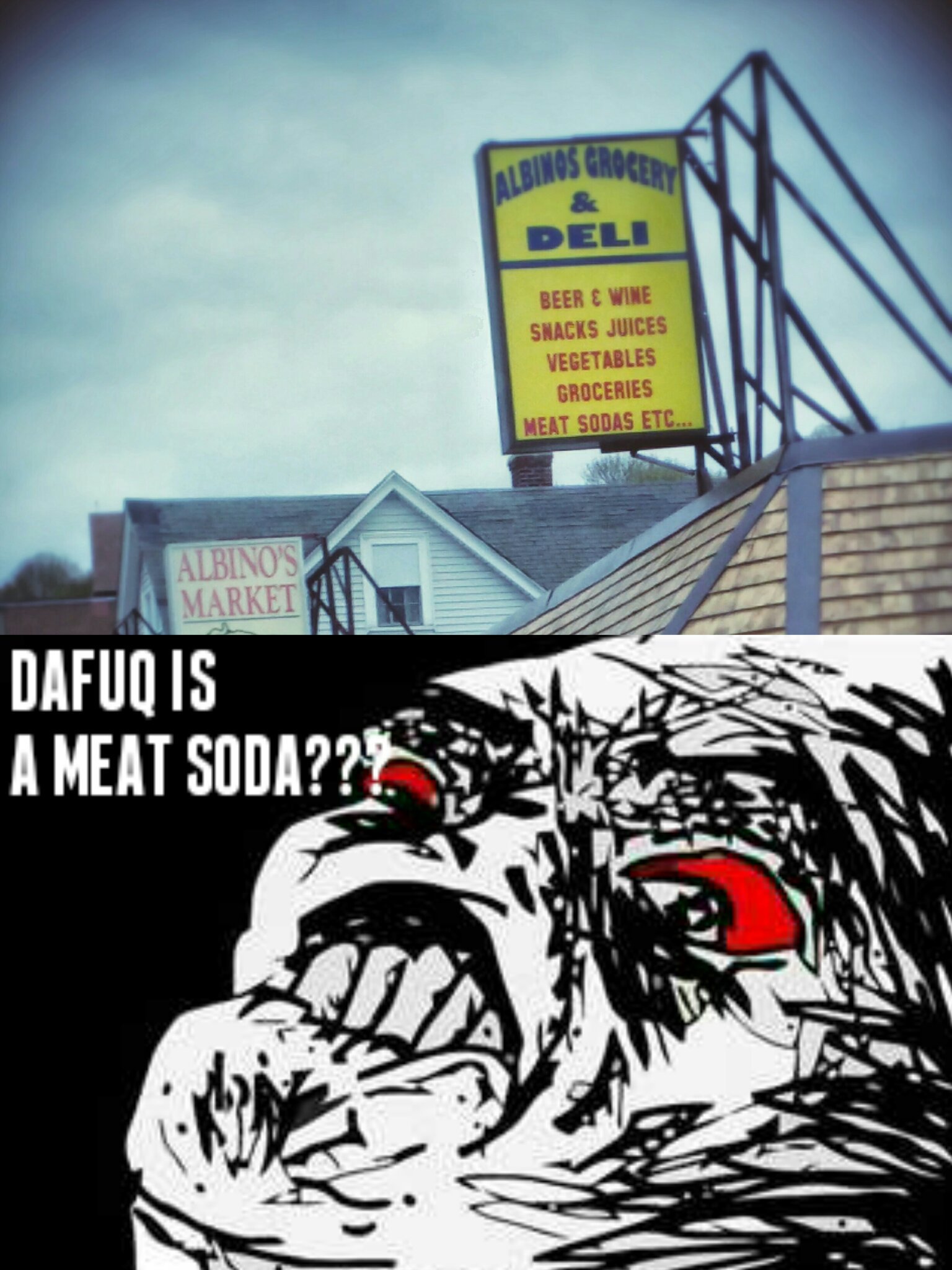 Meat soda - meme