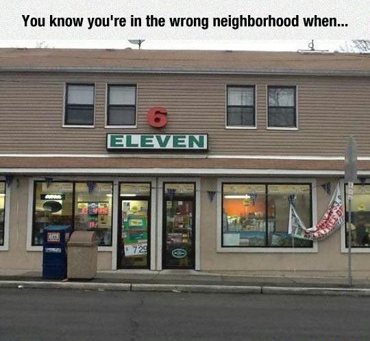 Wrong neighborhood - meme