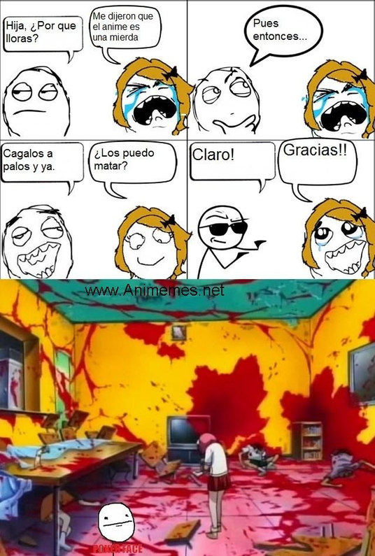 El título está en el manicomio - meme