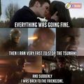 Neither Flash can save him from the Friendzone