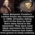 Ben Franklin is a serial killer