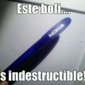 Indestructible!