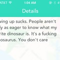 Comment your favorite dinosaur!