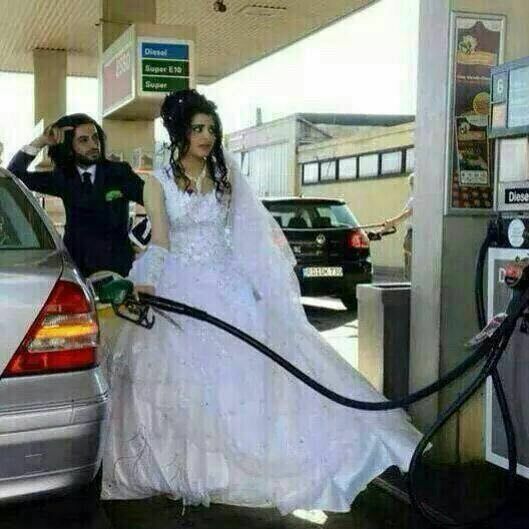 when It's your wedding day but fuel price decreases as fuck - meme