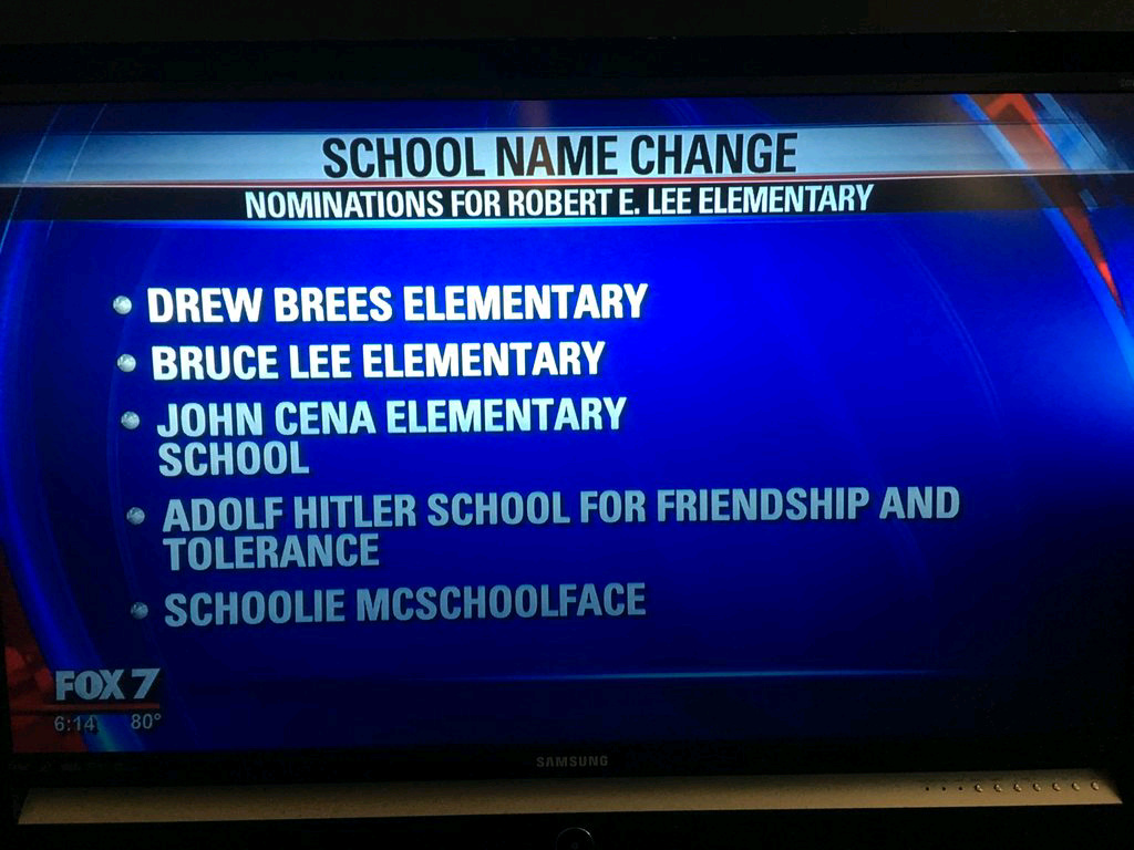 School name change - meme