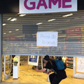 How a game store deals with broken shutter door