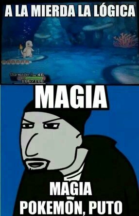 Magia pokemon - meme