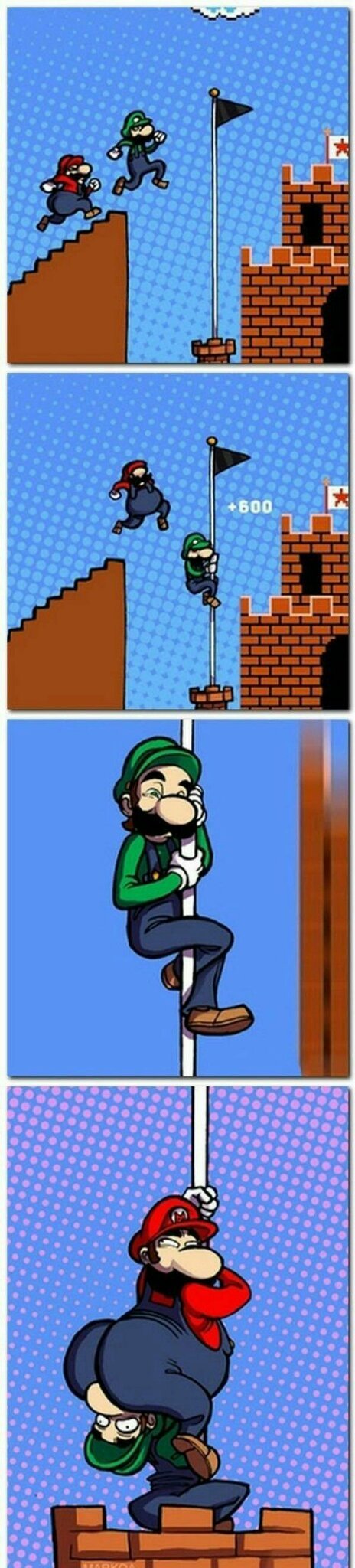 Luigi toujours dans des coups foireux - meme