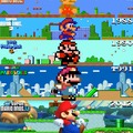 the evolution of Mario........ OMG what memories