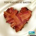 Oh bacon I love you the best love hart ever