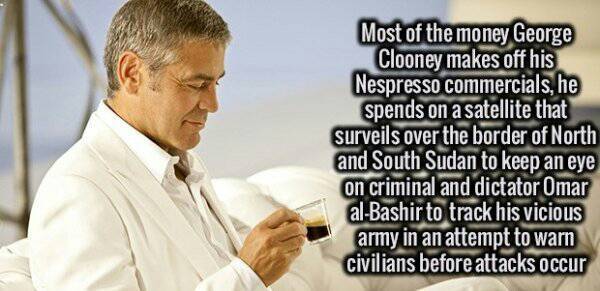 Good guy and slightly creepy Clooney. - meme