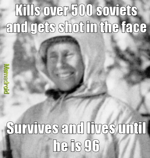 Häyhä logic - meme