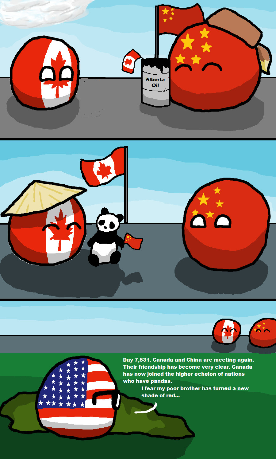 Canada and China - meme