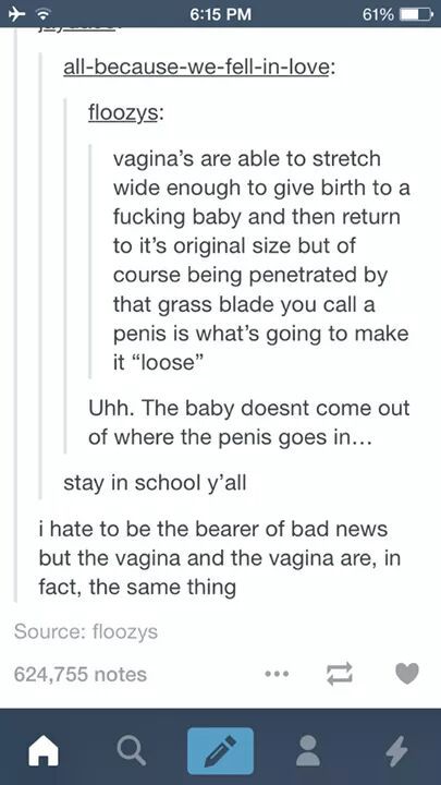 The Vagina is in fact, a Vagina - meme