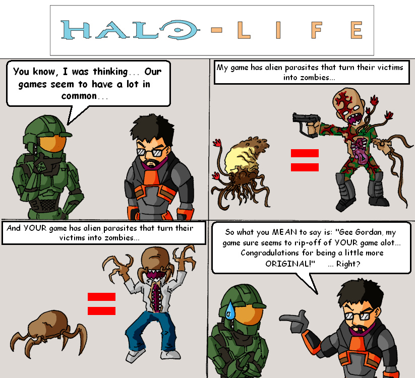 Halo-life - meme