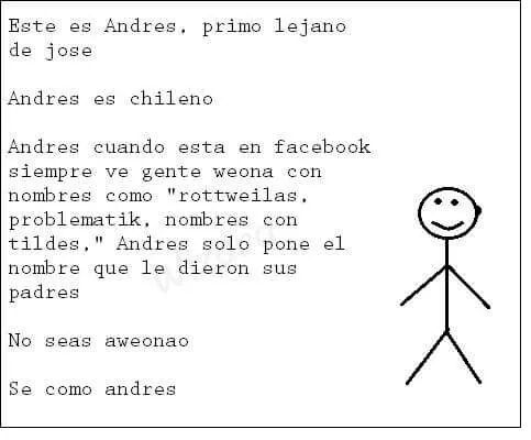 Se como Andrés - meme