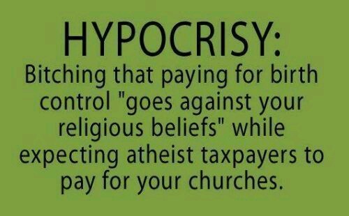Churches should be taxed - meme