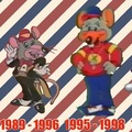 Origin of Chuck E Cheese.  What the hell 2015 one?