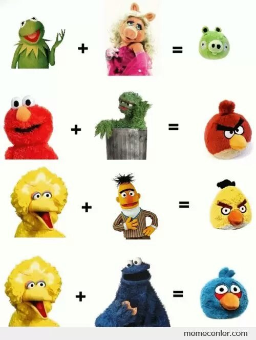 The Origin Of Angry Birds - meme